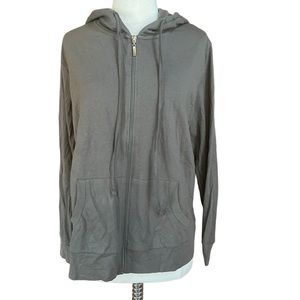 NWT Sofra Activewear Lightweight‎ Zip Hooded Sweatshirt